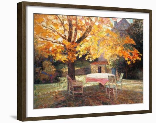 Autumn Garden-Victor Charreton-Framed Giclee Print