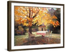 Autumn Garden-Victor Charreton-Framed Giclee Print