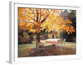 Autumn Garden-Victor Charreton-Framed Giclee Print