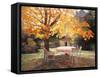 Autumn Garden-Victor Charreton-Framed Stretched Canvas