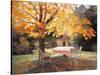 Autumn Garden-Victor Charreton-Stretched Canvas