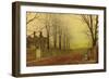 Autumn Glory, 1887 (Oil on Canvas)-John Atkinson Grimshaw-Framed Giclee Print