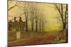 Autumn Glory, 1887 (Oil on Canvas)-John Atkinson Grimshaw-Mounted Giclee Print