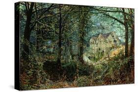 Autumn Glory: the Old Mill, 1869-John Atkinson Grimshaw-Stretched Canvas