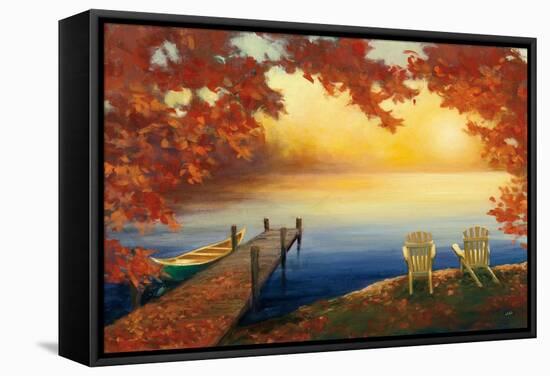 Autumn Glow Crop v2-Julia Purinton-Framed Stretched Canvas