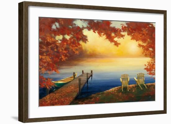 Autumn Glow Crop v2-Julia Purinton-Framed Art Print