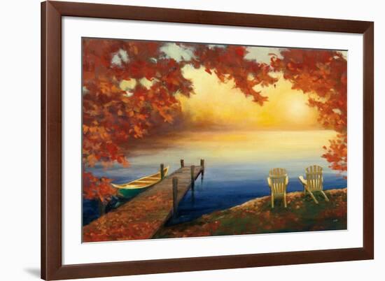 Autumn Glow Crop v2-Julia Purinton-Framed Art Print