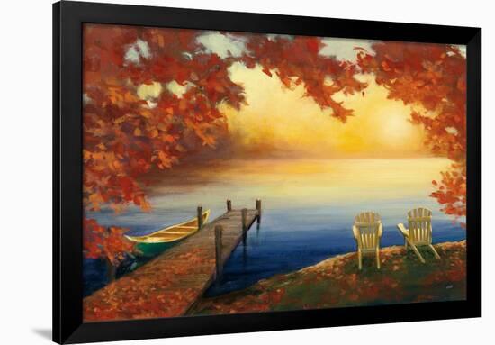 Autumn Glow Crop v2-Julia Purinton-Framed Art Print