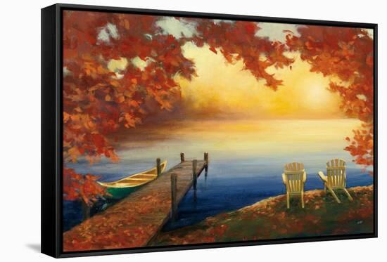 Autumn Glow Crop v2-Julia Purinton-Framed Stretched Canvas