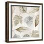 Autumn Gold White Background-null-Framed Giclee Print