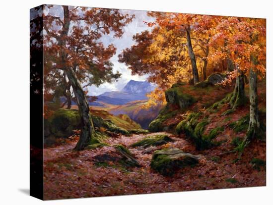 Autumn Gold-Alfred Oliver-Stretched Canvas