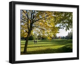 Autumn Golf-Charles Bowman-Framed Premium Photographic Print