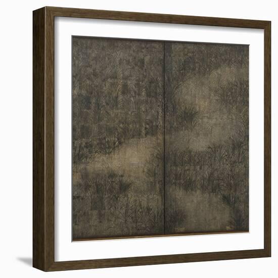 Autumn Grass, Edo Period-Suzuki Kiitsu-Framed Giclee Print