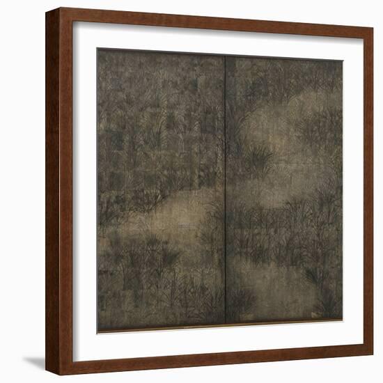 Autumn Grass, Edo Period-Suzuki Kiitsu-Framed Giclee Print