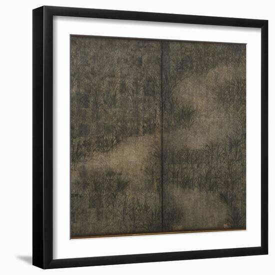 Autumn Grass, Edo Period-Suzuki Kiitsu-Framed Giclee Print