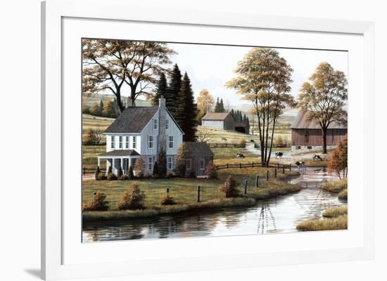 Autumn Grazing-Bill Saunders-Framed Art Print