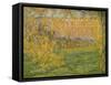 Autumn, Hampton Court; Automne, Hampton Court, 1908-Henri Eugene Augustin Le Sidaner-Framed Stretched Canvas