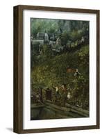 Autumn Harvest Landscape-Lucas van Valkenborch-Framed Giclee Print