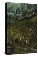 Autumn Harvest Landscape-Lucas van Valkenborch-Stretched Canvas