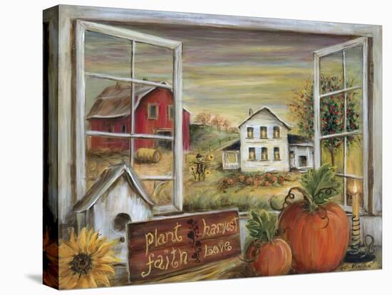 Autumn Harvest-Marilyn Dunlap-Stretched Canvas