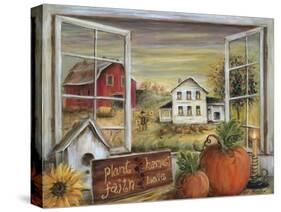 Autumn Harvest-Marilyn Dunlap-Stretched Canvas