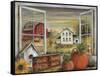 Autumn Harvest-Marilyn Dunlap-Framed Stretched Canvas