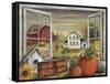 Autumn Harvest-Marilyn Dunlap-Framed Stretched Canvas