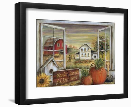 Autumn Harvest-Marilyn Dunlap-Framed Art Print