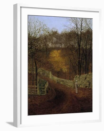 Autumn (Herbst), 1878-John Atkinson Grimshaw-Framed Giclee Print