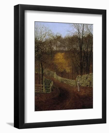 Autumn (Herbst), 1878-John Atkinson Grimshaw-Framed Giclee Print