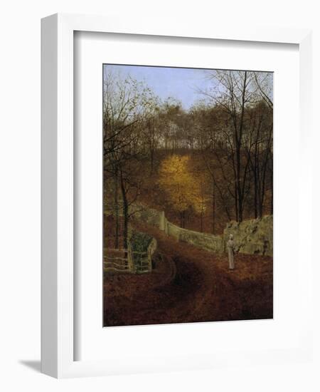 Autumn (Herbst), 1878-John Atkinson Grimshaw-Framed Giclee Print