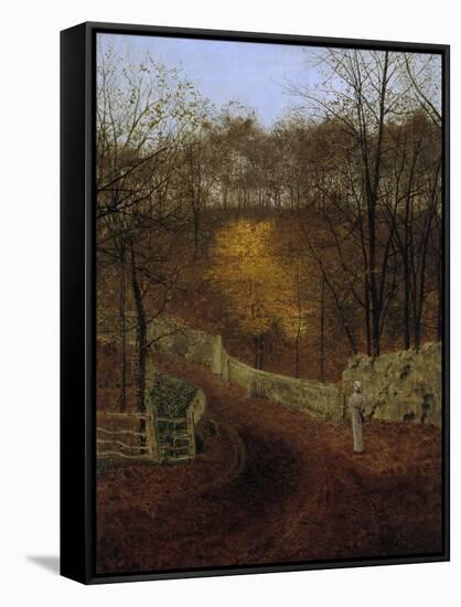 Autumn (Herbst), 1878-John Atkinson Grimshaw-Framed Stretched Canvas