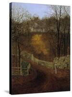 Autumn (Herbst), 1878-John Atkinson Grimshaw-Stretched Canvas