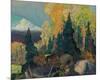 Autumn Hillside-Franklin Carmichael-Mounted Giclee Print