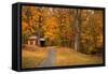 Autumn Home-Natalie Mikaels-Framed Stretched Canvas