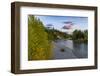 Autumn hues along the North Fork Flathead River in Glacier National Park, Montana, USA-Chuck Haney-Framed Photographic Print