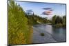 Autumn hues along the North Fork Flathead River in Glacier National Park, Montana, USA-Chuck Haney-Mounted Photographic Print