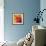 Autumn Hues I-Blue Fish-Framed Art Print displayed on a wall