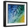 Autumn Hues II-Blue Fish-Framed Art Print