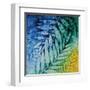 Autumn Hues II-Blue Fish-Framed Art Print