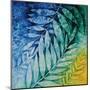 Autumn Hues II-Blue Fish-Mounted Art Print