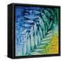 Autumn Hues II-Blue Fish-Framed Stretched Canvas