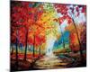 Autumn Impressions-Maya Green-Mounted Art Print