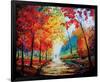 Autumn Impressions-Maya Green-Framed Art Print