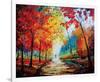 Autumn Impressions-Maya Green-Framed Art Print