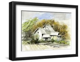 Autumn in a Deserted House-Kenji Fujimura-Framed Art Print