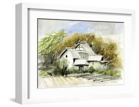 Autumn in a Deserted House-Kenji Fujimura-Framed Art Print