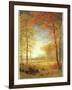 Autumn in America, Oneida County, New York-Albert Bierstadt-Framed Giclee Print