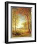 Autumn in America, Oneida County, New York-Albert Bierstadt-Framed Giclee Print