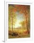 Autumn in America, Oneida County, New York-Albert Bierstadt-Framed Giclee Print